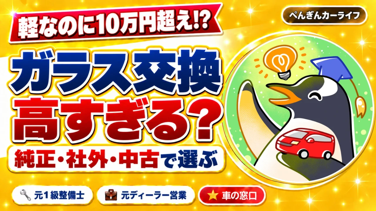 N-BOXのフロントガラス交換｜純正・社外・中古の選び方