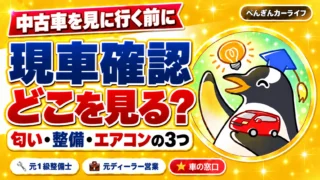 中古車を見に行く前に。現車確認、どこを見る？匂い・整備・エアコンの3つ